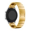 22mm For Huawei GT Runner Watch One-bead Steel Original Buckle Watch Band(Gold)