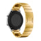 22mm For Huawei GT Runner Watch One-bead Steel Original Buckle Watch Band(Gold)