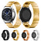 22mm For Huawei GT Runner Watch One-bead Steel Original Buckle Watch Band(Gold)