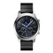 For Huawei GT3 46mm Watch One-bead Steel Original Buckle Watch Band,Width 22mm(Black)