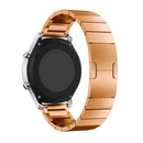 For Huawei GT3 46mm Watch One-bead Steel Original Buckle Watch Band,Width 22mm(Rose Gold)