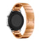 For Huawei GT3 46mm Watch One-bead Steel Original Buckle Watch Band,Width 22mm(Rose Gold)