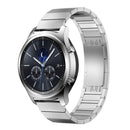 For Huawei GT3 46mm Watch One-bead Steel Original Buckle Watch Band,Width 22mm (Silver)