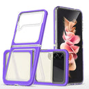 For Samsung Galaxy Z Flip3 5G Bright Series Clear Acrylic + PC+TPU Shockproof Case(Purple)