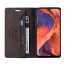For OPPO F17 Skin Feel Anti-theft Brush Horizontal Flip Leather Case with Holder & Card Slots & Wallet(Brown)