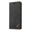 For Xiaomi Redmi 9C Skin Feel Anti-theft Brush Horizontal Flip Leather Case with Holder & Card Slots & Wallet(Black)