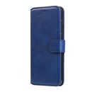 For Motorola Moto Edge 20 Pro Classic Calf Texture PU + TPU Horizontal Flip Leather Case with Holder & Card Slots & Wallet(Blue)
