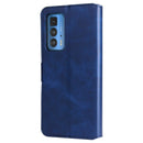 For Motorola Moto Edge 20 Pro Classic Calf Texture PU + TPU Horizontal Flip Leather Case with Holder & Card Slots & Wallet(Blue)
