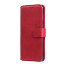 For Motorola Moto Edge 20 Pro Classic Calf Texture PU + TPU Horizontal Flip Leather Case with Holder & Card Slots & Wallet(Red)