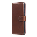 For Motorola Moto Edge 20 Pro Classic Calf Texture PU + TPU Horizontal Flip Leather Case with Holder & Card Slots & Wallet(Brown)