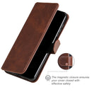 For Motorola Moto Edge 20 Pro Classic Calf Texture PU + TPU Horizontal Flip Leather Case with Holder & Card Slots & Wallet(Brown)
