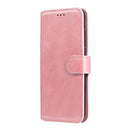 For Motorola Moto Edge 20 Pro Classic Calf Texture PU + TPU Horizontal Flip Leather Case with Holder & Card Slots & Wallet(Rose Gold)