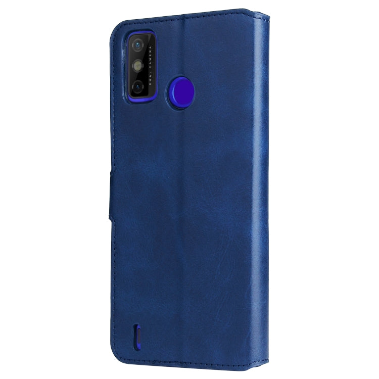 For Tecno Spark 6 Go Classic Calf Texture PU + TPU Horizontal Flip Leather Case with Holder & Card Slots & Wallet(Blue)