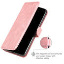 For Xiaomi Redmi 10 Classic Calf Texture PU + TPU Horizontal Flip Leather Case with Holder & Card Slots & Wallet(Rose Gold)
