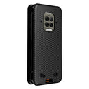 For Doogee S86 / S86 Pro Carbon Fiber Texture Magnetic Horizontal Flip TPU + PC + PU Leather Case with Card Slot(Black)