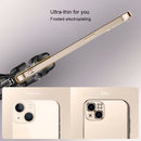 Electroplated Edge Frosted TPU Shockproof Case For iPhone 13 Pro Max(Gold)