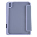 Deformation Transparent Acrylic Horizontal Flip PU Leather Tablet Case with Multi-folding Holder & Sleep / Wake-up Function & Pen Slot For iPad mini 6(Lavender Grey)