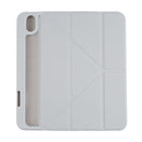 Deformation Transparent Acrylic Horizontal Flip PU Leather Tablet Case with Multi-folding Holder & Sleep / Wake-up Function & Pen Slot For iPad mini 6(Grey)