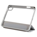 Deformation Transparent Acrylic Horizontal Flip PU Leather Tablet Case with Multi-folding Holder & Sleep / Wake-up Function & Pen Slot For iPad mini 6(Grey)