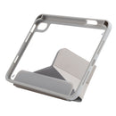 Deformation Transparent Acrylic Horizontal Flip PU Leather Tablet Case with Multi-folding Holder & Sleep / Wake-up Function & Pen Slot For iPad mini 6(Grey)
