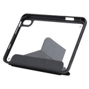 Deformation Transparent Acrylic Horizontal Flip PU Leather Tablet Case with Multi-folding Holder & Sleep / Wake-up Function & Pen Slot For iPad mini 6(Black)