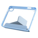 Deformation Transparent Acrylic Horizontal Flip PU Leather Tablet Case with Multi-folding Holder & Sleep / Wake-up Function & Pen Slot For iPad mini 6(Baby Blue)