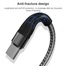 ADC-004 USB-C / Type-C to USB-C / Type-C PD Fast Charging Weave Data Cable, Length:2m(Red)