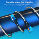 ADC-004 USB-C / Type-C to USB-C / Type-C PD Fast Charging Weave Data Cable, Length:2m(Red)
