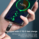 ADC-004 USB-C / Type-C to USB-C / Type-C PD Fast Charging Weave Data Cable, Length:2m(Red)