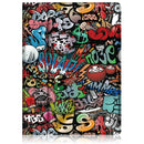 Painted Pattern Voltage Horizontal Flip PU Leather Tablet Case with Rotating Holder & Pen Slot & Sleep / Wake-up Function For iPad mini 6(Graffiti)