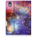 Painted Pattern Voltage Horizontal Flip PU Leather Tablet Case with Rotating Holder & Pen Slot & Sleep / Wake-up Function For iPad mini 6(Milky Way)