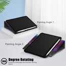 Painted Pattern Voltage Horizontal Flip PU Leather Tablet Case with Rotating Holder & Pen Slot & Sleep / Wake-up Function For iPad mini 6(Milky Way)