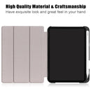 Solid Color TPU Horizontal Flip Leather Tablet Case with Three-folding Holder & Pen Slot & Sleep / Wake-up Function For iPad mini 6(Black)