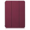 Solid Color TPU Horizontal Flip Leather Tablet Case with Three-folding Holder & Pen Slot & Sleep / Wake-up Function For iPad mini 6(Wine Red)