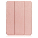 Solid Color TPU Horizontal Flip Leather Tablet Case with Three-folding Holder & Pen Slot & Sleep / Wake-up Function For iPad mini 6(Rose Gold)