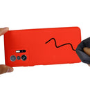 For Xiaomi 11T 5G Solid Color Liquid Silicone Dropproof Full Coverage Protective Case(Red)