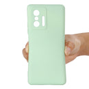 For Xiaomi 11T 5G Solid Color Liquid Silicone Dropproof Full Coverage Protective Case(Green)