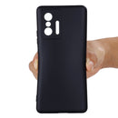 For Xiaomi 11T 5G Solid Color Liquid Silicone Dropproof Full Coverage Protective Case(Black)