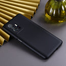 For Xiaomi 11T 5G Solid Color Liquid Silicone Dropproof Full Coverage Protective Case(Black)