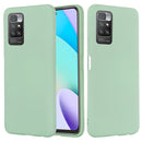 For Xiaomi Redmi 10 Solid Color Liquid Silicone Dropproof Full Coverage Protective Case(Green)