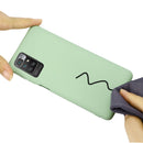 For Xiaomi Redmi 10 Solid Color Liquid Silicone Dropproof Full Coverage Protective Case(Green)
