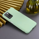 For Xiaomi Redmi 10 Solid Color Liquid Silicone Dropproof Full Coverage Protective Case(Green)