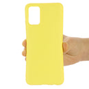 For Xiaomi Redmi 10 Solid Color Liquid Silicone Dropproof Full Coverage Protective Case(Yellow)