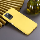 For Xiaomi Redmi 10 Solid Color Liquid Silicone Dropproof Full Coverage Protective Case(Yellow)