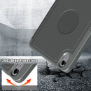 Cloth Texture Multi-folding Horizontal Flip PU Leather Shockproof Tablet Case with Holder & Sleep / Wake-up Function & Pen Slot For iPad mini 6(Grey)