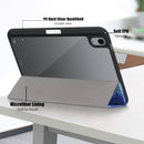 Painted Pattern TPU + Acrylic Horizontal Flip Leather Tablet Case with Three-folding Holder & Sleep / Wake-up Function & Pen Slot For iPad mini 6(Milky Way)