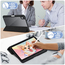 Solid Color TPU + Acrylic Horizontal Flip Leather Tablet Case with Three-folding Holder & Sleep / Wake-up Function & Pen Slot For iPad mini 6(Black)