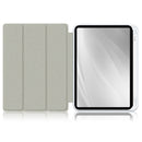 Solid Color TPU + Acrylic Horizontal Flip Leather Tablet Case with Three-folding Holder & Sleep / Wake-up Function & Pen Slot For iPad mini 6(Grey)