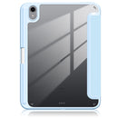 Solid Color TPU + Acrylic Horizontal Flip Leather Tablet Case with Three-folding Holder & Sleep / Wake-up Function & Pen Slot For iPad mini 6(White Ice Blue)