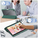 Solid Color TPU + Acrylic Horizontal Flip Leather Tablet Case with Three-folding Holder & Sleep / Wake-up Function & Pen Slot For iPad mini 6(Dark Green)
